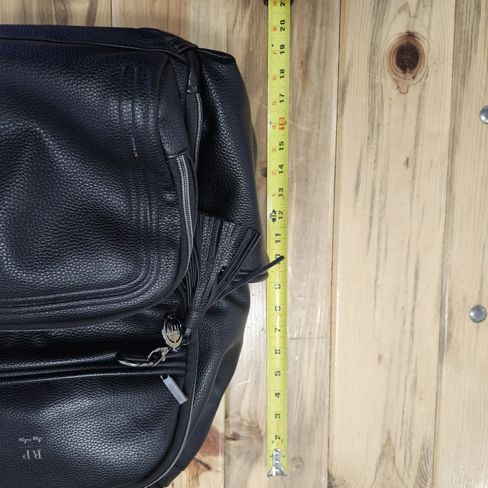 Itzy Ritzy Black Backpack Limited Edition Boss Diaper Bag RP Rachel Parcell